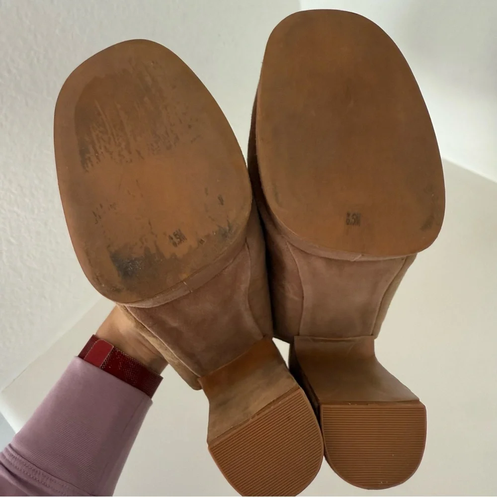 Jeffrey Campbell Suede Platform Heels Size 8.5
